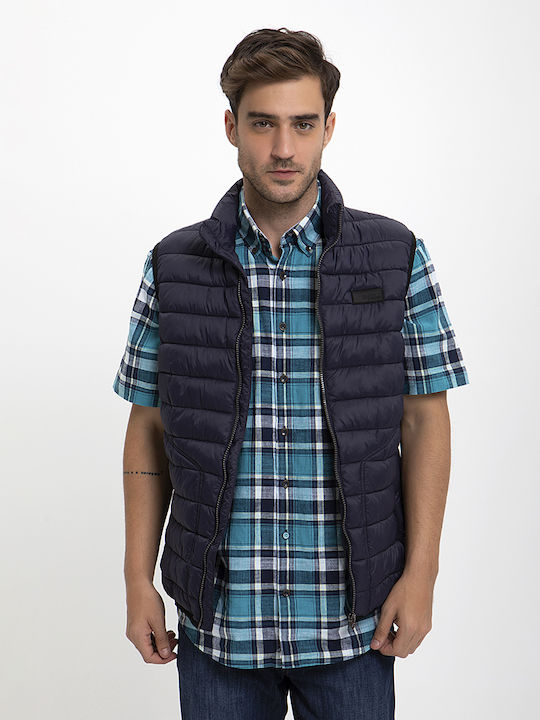 Basefield Dark Blue Puffer Vest