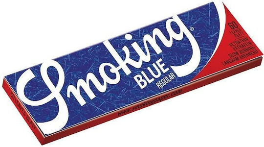 Smoking Blue Tree Free Regular Листчета за свиване на цигари Стандартна 60 листове 1бр