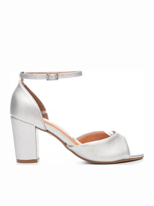 Vizzano Leder Sandalen Silber