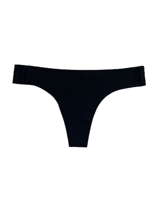 DYANA Laser Cut Thong 9511 - Black