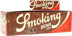 Smoking Brown Regular Χαρτάκια 60 φύλλα 50τμχ