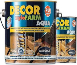 Mercola Decor Xylofarm Aqua Βερνίκι Εμποτισμού Πολυουρεθάνης Νερού Σατινέ