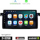 Kirosiwa Auto-Audiosystem für BMW Serie 3 (E46) / M3 1998-2005 (Bluetooth/USB/WiFi/GPS/Apple-Carplay/Android-Auto) mit Touchscreen 9"