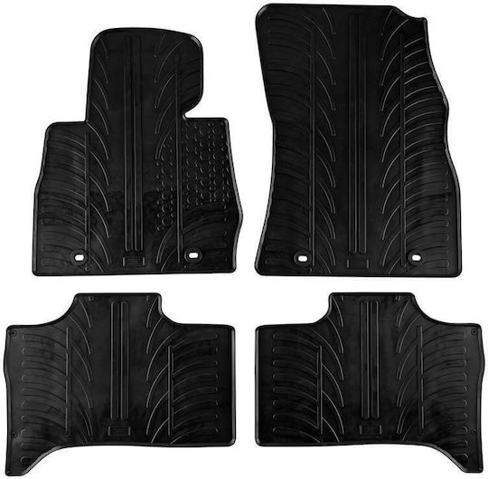 Lampa Set of Front and Rear Mats 4pcs for BMW X5 / E53 1999-2006 Black