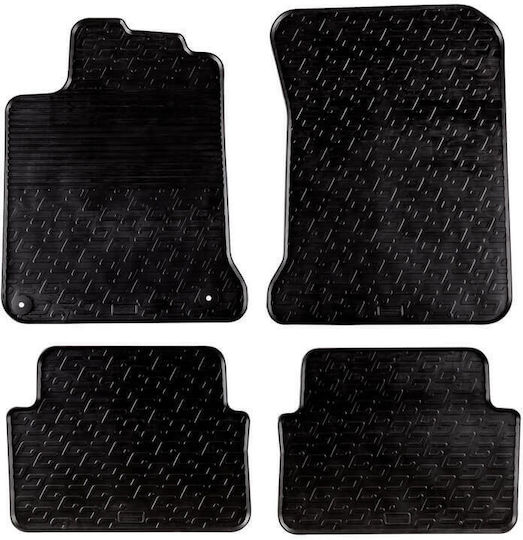 Lampa Set of Front and Rear Mats 4pcs for Renault Laguna 2007+ Black