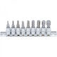 BGS Technic Битови ключове с Ален и Квадратно Гнездо 1/4'' Комплект 9бр