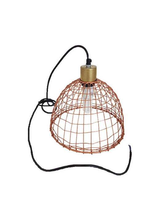 Atmosphera Pendant Light Bronze Grid with Socket E27