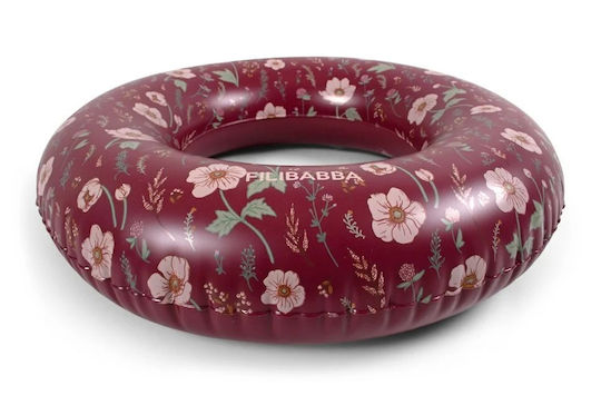 Filibabba Kinder Schwimmring Fall Flowers mit Durchmesser 40cm. Rot