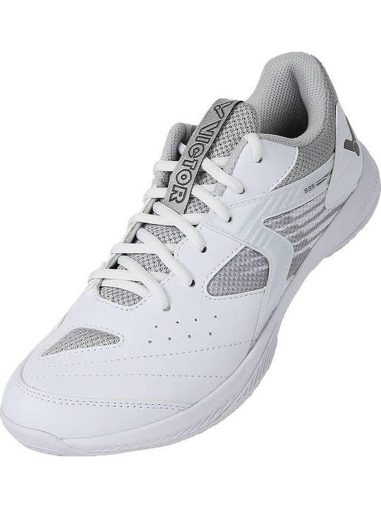 Victor S 35 A Women's Padel Shoes for Hard Courts White