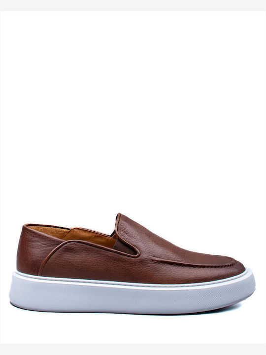 Vice Footwear Men's Leather Loafers Tabac Brown