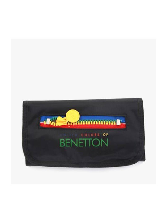 Benetton Παιδικό Πορτοφόλι για Αγόρι Μαύρο