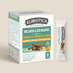 Eubiotica Beverage Wellnes & Gut Balance Probiotics, Prebiotics & Dietary Fiber Sticks 156gr