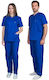 Alezi Classic Σετ Ιατρικό Παντελόνι και Μπλούζα Unisex Μπλε