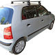 Menabo Metallic Car Roof Bars for Hyundai Atos 5D Set with Roof Rack Legs Silver