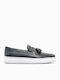 BY884 Men's Leather Moccasins Blue
