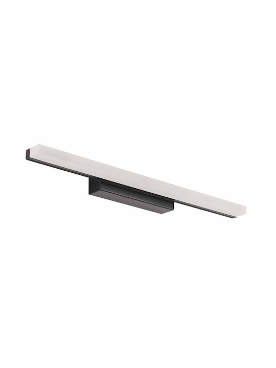 Vivalux Modern Wall Lamp with Integrated LED and Natural White Light Black Width 40.5cm