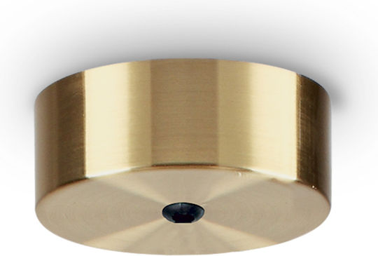 Ideal Lux Mounting Base for Lighting Fixtures in Copper Color 249308