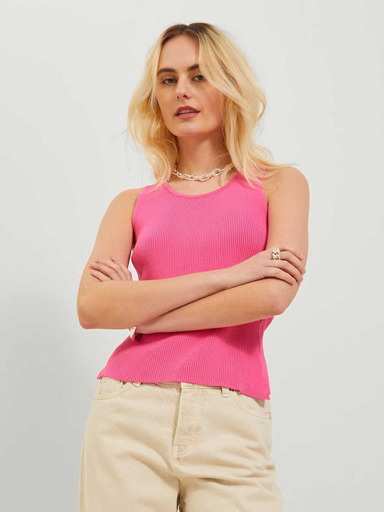 Jack & Jones Дамска Лятна Без Ръкави Розова Блуза
