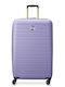 Delsey Segur 2.0 Μεγάλη Βαλίτσα Ταξιδίου Σκληρή Lavender με 4 Ρόδες Ύψους 79.5εκ.