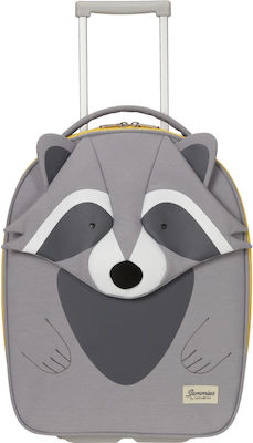 Samsonite Happy Sammies Παιδική Βαλίτσα με ύψος 46cm Raccoon Remy σε Γκρι χρώμα