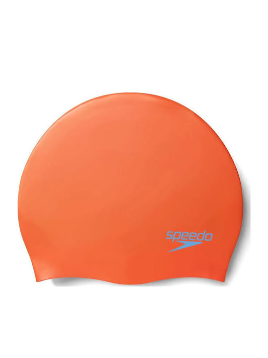 Speedo Plain Moulded Silicone Kids Swimming Cap...