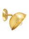 Lido 4706 Modern Wandleuchte mit E27 Lampenbirnensockel Gold 18,5cm
