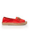 Boxer Women's Leather Espadrilles Red 98266 10-002