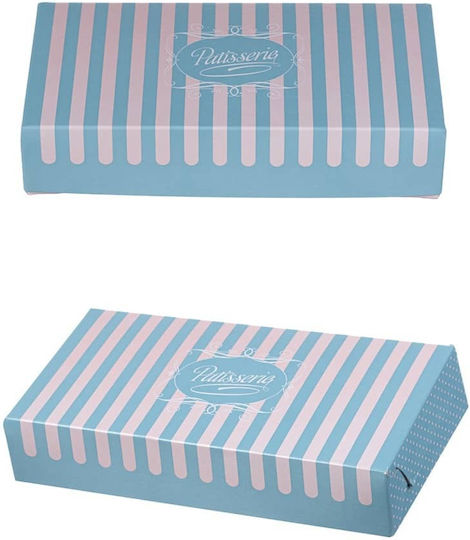 Intertan Disposable Pastry Shop Paper Box 25x19x4.5cm