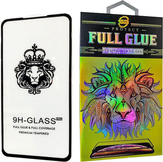 Full Glue Full Face Tempered Glass Black (Redmi 9A / 9AT / 9C) 41816