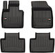 Frogum Set of Front and Rear Mats 4pcs Tray Type for Volvo XC 90 2014 Black