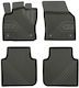 Frogum Set of Front and Rear Mats 4pcs Tray Type for Skoda Kodiaq Ford Edge 2018 Black