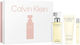 Calvin Klein Eternity Damen Set mit Eau de Parfum und Mini Duft 3Stück