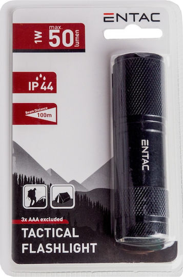 Entac Φακός LED IP44 με Μέγιστη Φωτεινότητα 50lm EFL-9L-1W-B
