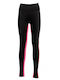Frauen Lang Leggings Hochgeschnitten Schwarz