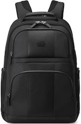 Delsey Wagram Tasche Rucksack für Laptop 15.6" in Schwarz Farbe