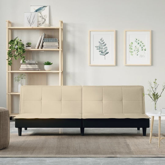 Dreisitzer Sofa Bett Crem