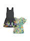 Tuc Tuc Kids Set with Skirt Summer 2pcs Multicolour Jungle