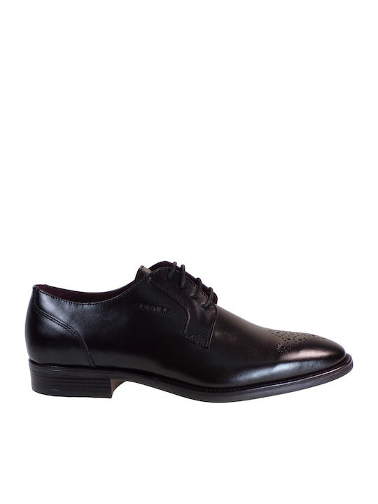 Softies Leder Herrenschuhe Schwarz