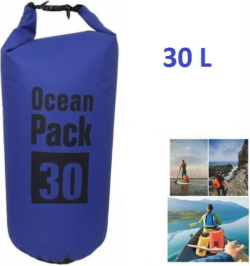 Ocean Pack Στεγανός Σάκος Ώμου 30lt Μπλε