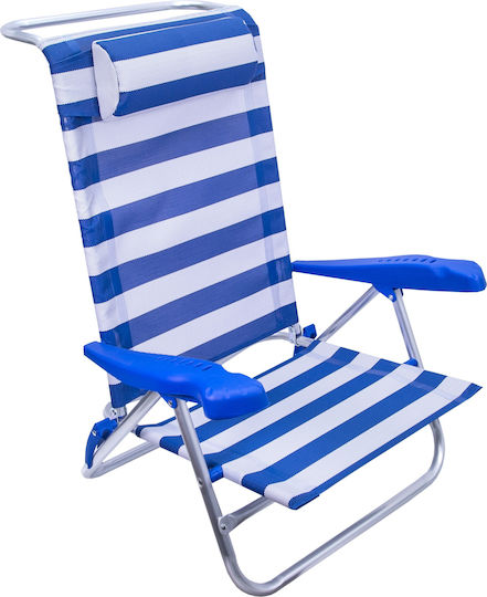 Sunpro Stühlchen Strand mit Hoher Rückenlehne Türkis
