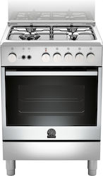 La Germania Ελεύθερη με Εστίες Υγραερίου Inox FTR6 4C 81 D X GPL La Germania Ελεύθερη με Εστίες Υγραερίου Inox FTR6 4C 81 D X GPL