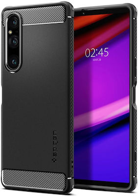 Spigen Ultra Rugged Armor Silicone Back Cover Durable Black (Sony Xperia 1 V)