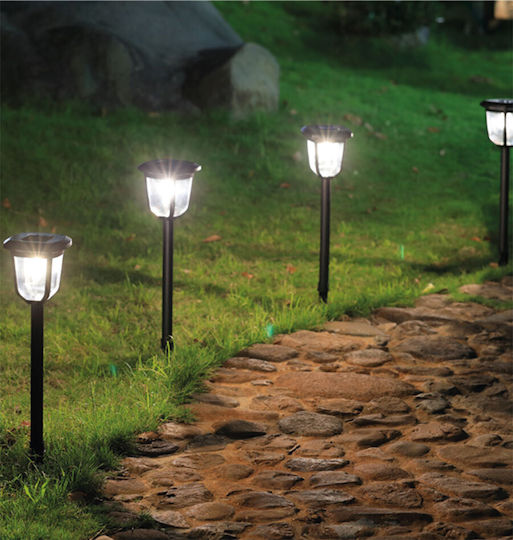 Fos me Spiked Solar Light Traffic light 10lm with Warm White Light 3000K IP44 15.3cmx13cmx55cmcm