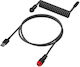 HyperX Кабел USB-A мъжки / USB-C мъжки - USB-A мъжки / USB-C мъжки навита клавиатура 1.2м (6J679AA) 1бр