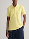 Gant Women's Polo Blouse Short Sleeve Yellow