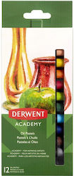 Derwent Λαδοπαστέλ Academy 12 Χρωμάτων