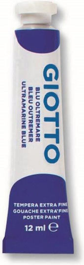 Giotto Extra Fine Tempera Paints Ultramarine No17 in Tube 12ml 1pcs