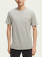 Scotch & Soda Herren T-Shirt Kurzarm Gray