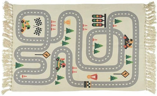 Koopman Highway Детско килимче Път Екрю 80x120см