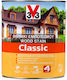 ER-LAC Wood Stain Classic Βερνίκι Εμποτισμού Διαλύτου Παλίσανδρος Σατινέ 750ml